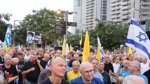 'Video thumbnail for 'Israel's domestic political struggle: Not a call to end war, not a call against ethnic cleansing''