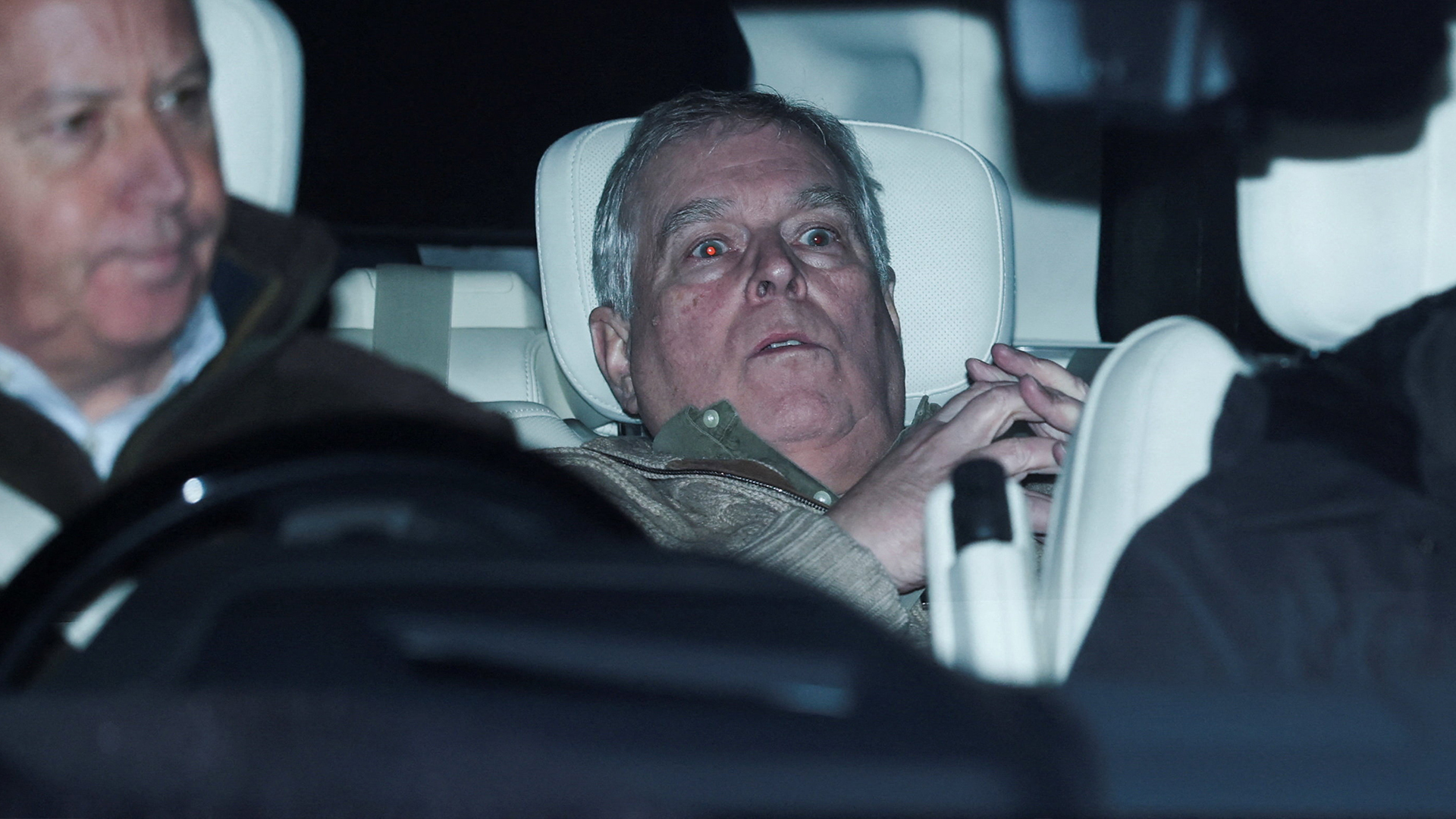 Video thumbnail for UK ex-prince leaves police station after arrest related to Epstein files