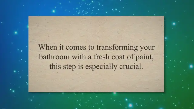Video thumbnail for Transform Your Bathroom on a Budget: A Step-by-Step Guide to Painting with Precision