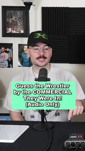 Video thumbnail for GUESS THE WRESTLER BY THEIR VOICE IN THE COMMERCIAL