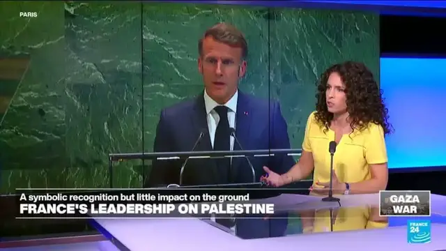 'Video thumbnail for France recognises Palestine as a state: A symbolic action but with little impact on the ground'