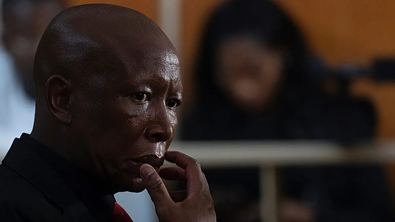 Video thumbnail for South African opposition leader sentenced to five years in jail for firing gun