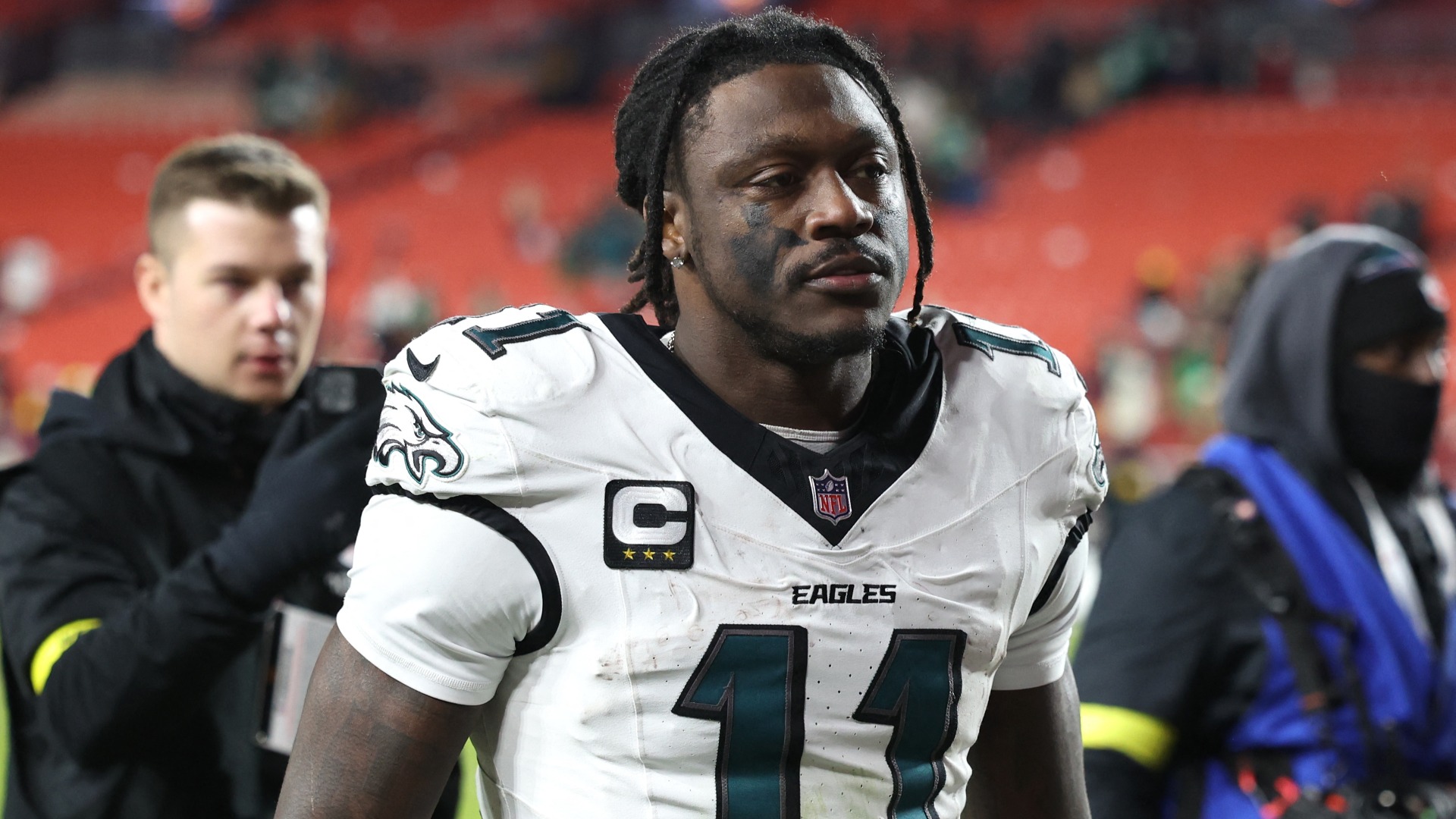 Video thumbnail for A.J. Brown Trade Talks Heating Up: Will He Be a Patriot?