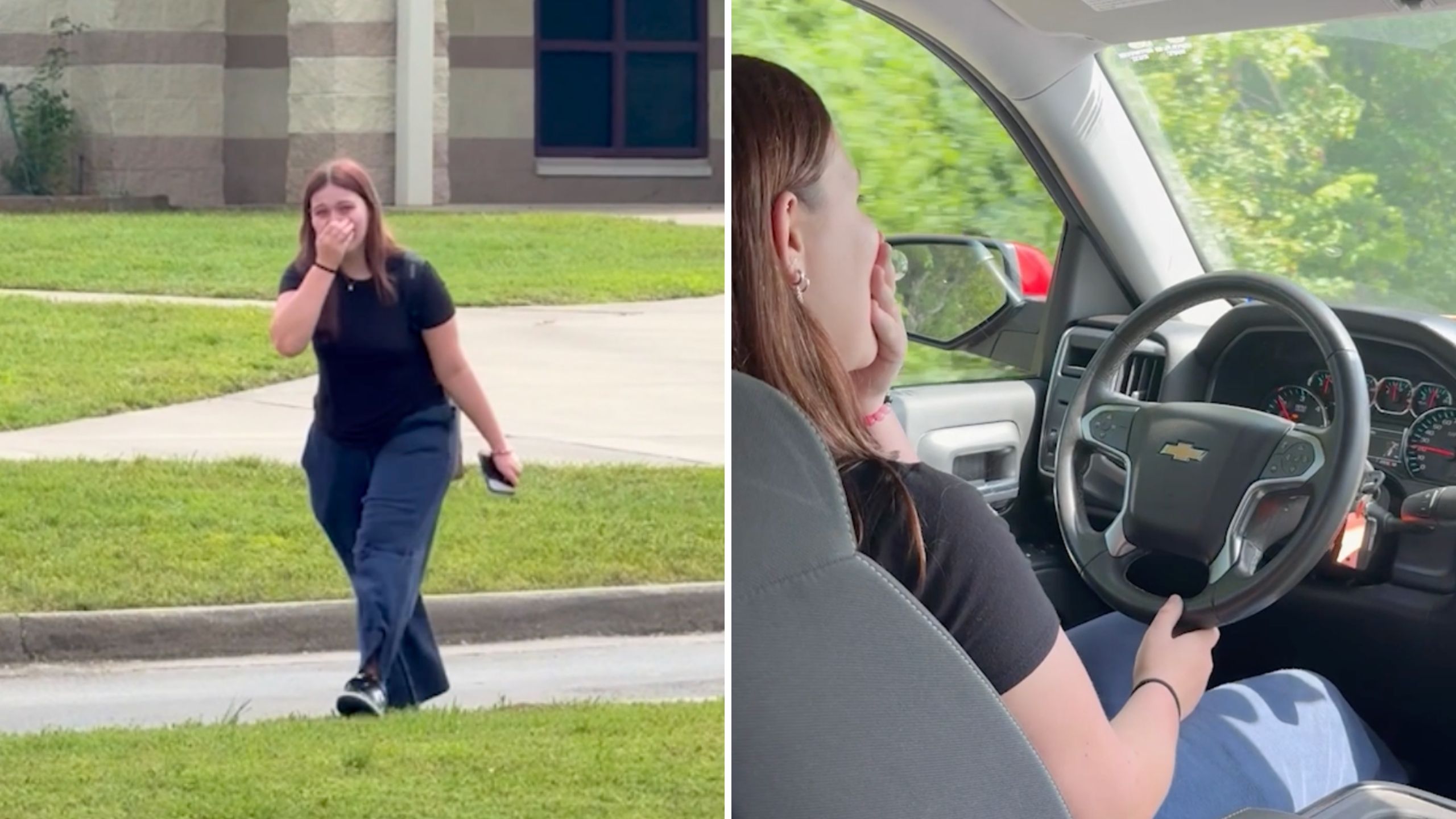 Video thumbnail for Daughter Fights Back Tears When She's Surprised With Late Grandpa's Truck