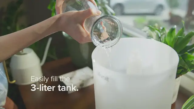 Video thumbnail for LEVOIT Humidifiers for Bedroom, Quiet (3L Water Tank) Cool Mist