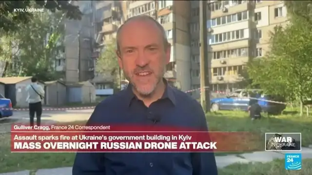 'Video thumbnail for Russia conducts massive air attack on Kyiv, other Ukrainian regions'