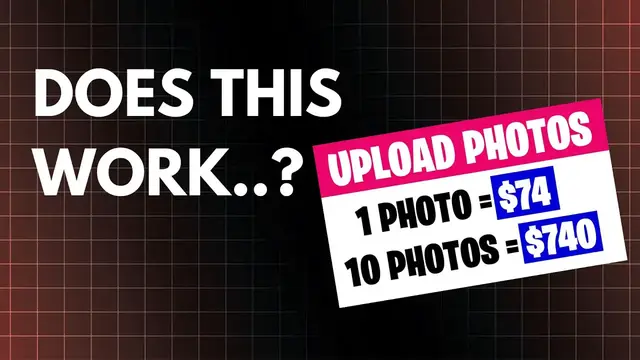 Video thumbnail for Earn $740 Daily by Uploading Photos: Why This Method is Not Legal and What You Should Do Instead