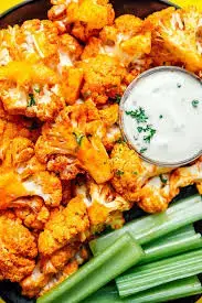 Video thumbnail for Air Fryer Buffalo Cauliflower Bites