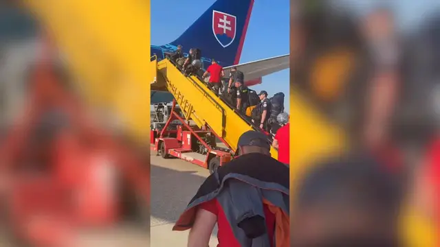 Video thumbnail for Slovakia: Slovak rescue team departs to assist Venezuela earthquake response.