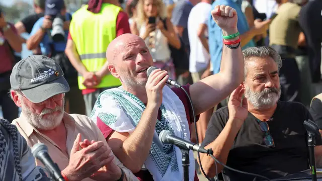 'Video thumbnail for 'Not just symbolic, flotilla to Gaza aims to break Israel’s illegal siege': Tadhg Hickey'