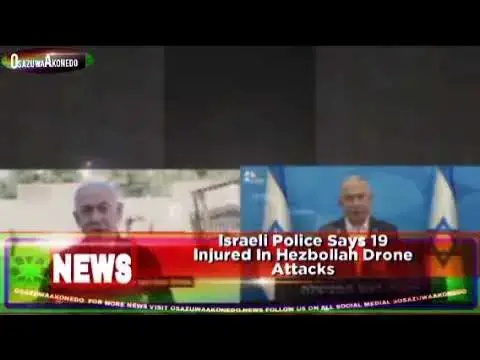 Video thumbnail for Israeli Police Says 19 Injured In Hezbollah Drone Attacks