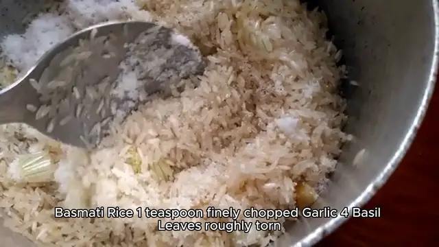 'Video thumbnail for Rice recipe'