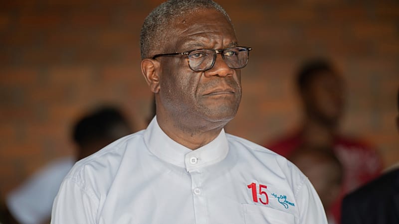 Video thumbnail for Nobel winner Mukwege warns of predatory US deal for DR Congo