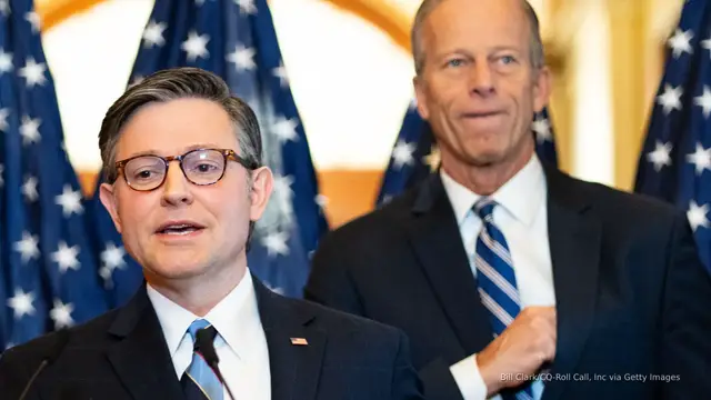 'Video thumbnail for Republicans approve budget framework to make Trump tax cuts permanent'