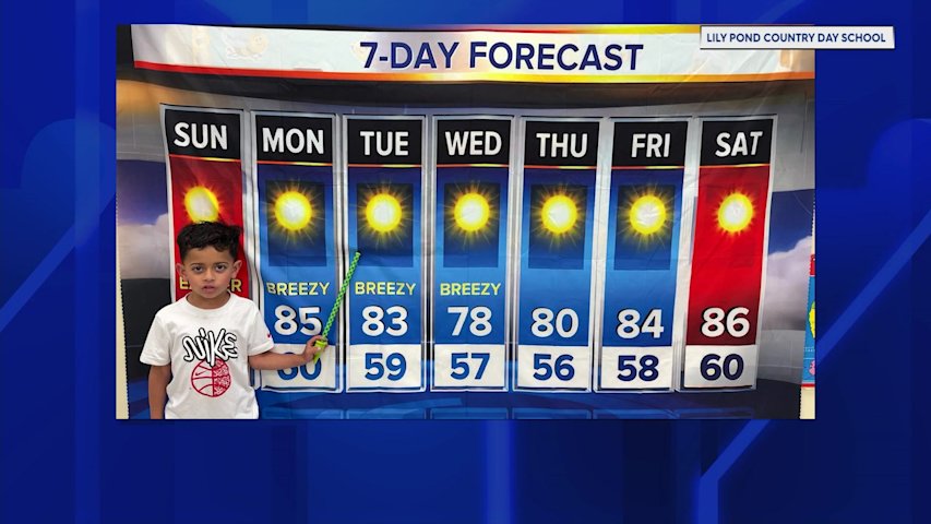 Video thumbnail for Students at River Vale preschool celebrate ‘Weather Week’