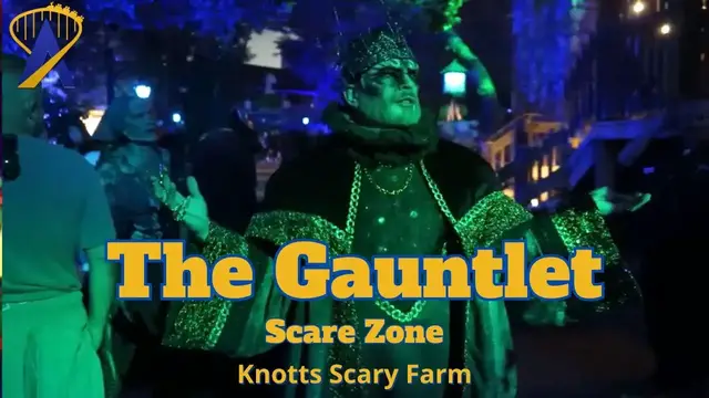 Video thumbnail for The Gauntlet Scare Zone at Knott's Scary Farm 2023