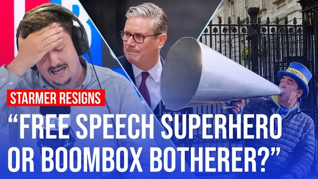 Video thumbnail for Meet the man who played music over Starmer's resignation speech