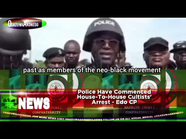 Video thumbnail for Police Have Commenced House To House Cultists' Arrest -  Edo CP