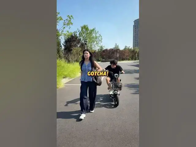 'Video thumbnail for She Outsmarted a Thief… and Stole HIS Ride! 🚴💨 #funny #storymoment #viralvideos#shorts#humor'
