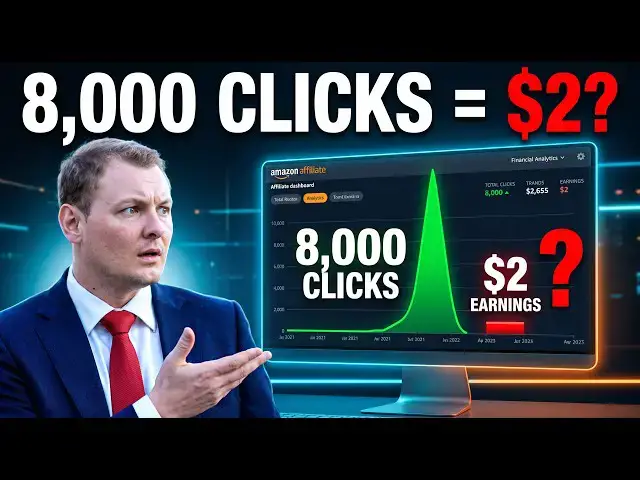 Video thumbnail for How Much Does Amazon Associates Really Pay? My Results [8,000 Clicks, Just $2 in Earnings]
