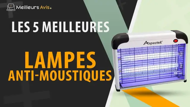 Video thumbnail for ⭐️ MEILLEURE LAMPE ANTI-MOUSTIQUE - Avis & Guide d'achat (Comparatif 2023)