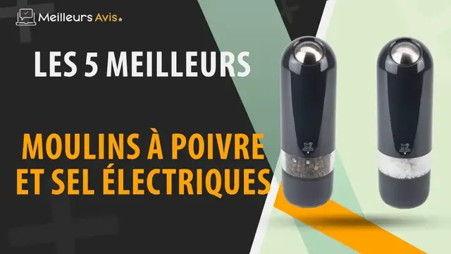 Video thumbnail for ⭐️ MEILLEUR MOULIN À POIVRE ET SEL ÉLECTRIQUE - Comparatif 2023
