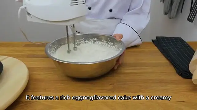 'Video thumbnail for Eggnog Poke Cake recipe'