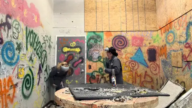 Video thumbnail for US: Rage Room Smash Accident.