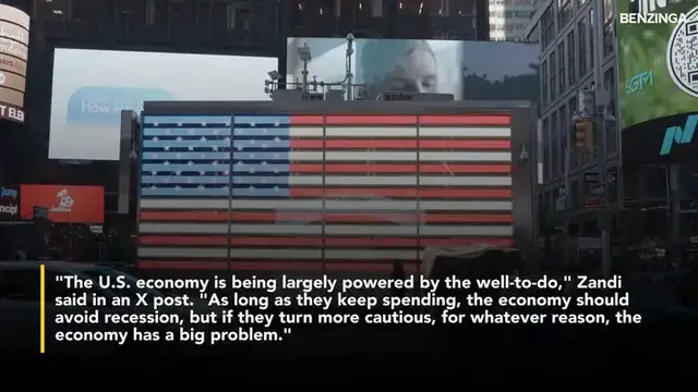 'Video thumbnail for The Wealthy Are Keeping The U.S. Economy Alive—For Now'