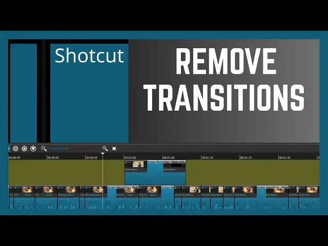 'Video thumbnail for How To Remove Transitions On Videos In Shotcut | Shotcut Tutorial'