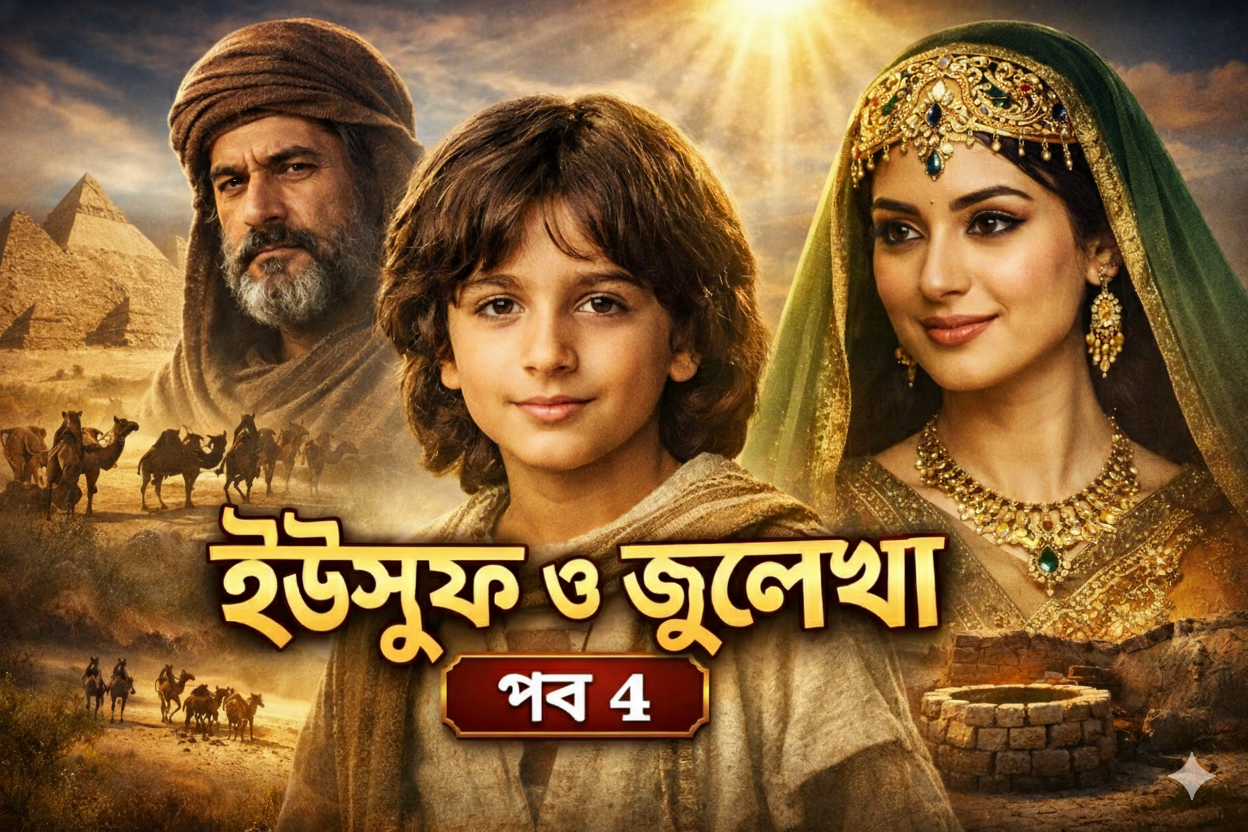 Video thumbnail for ইউসুফ জুলেখা পর্ব 4 | বাংলা ডাবিং | হযরত ইউসুফ (আ.) এর কাহিনি | Joseph The Prophet