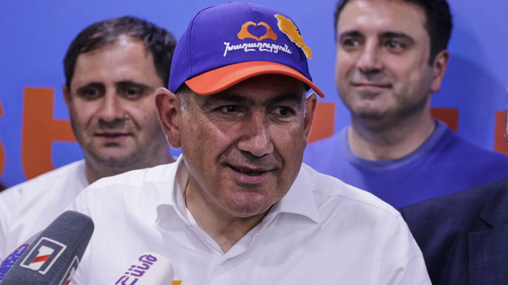 Video thumbnail for Armenia's PM secures win in election 'with highest turnout in a decade'