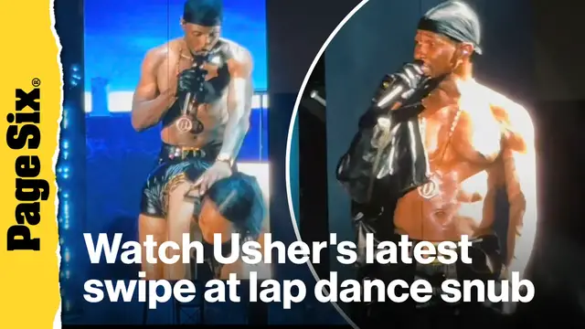 Video thumbnail for Watch Usher take a new swipe at fan who brutally snubbed his on-stage lap dance