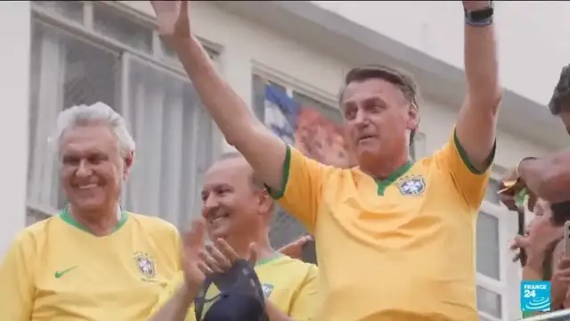 'Video thumbnail for Brazil judge places former president Bolsonaro under house arrest'