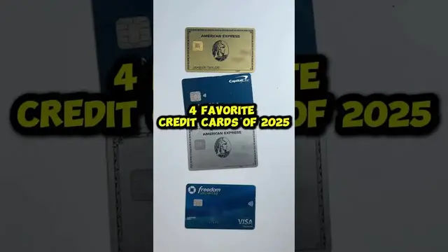 Video thumbnail for Top 4 Favorite Credit Cards of 2025
