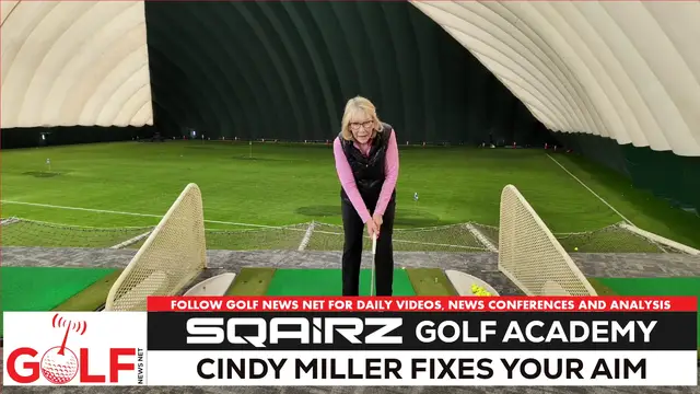 Video thumbnail for Cindy Miller helps you fix your aim of the golf ball