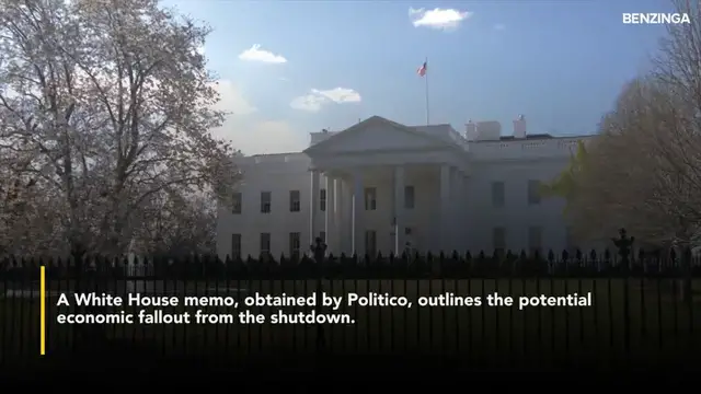 'Video thumbnail for Trump Administration Warns Of $15 Billion Weekly GDP Loss, Over 43,000 Job Cuts If Shutdown Persists'