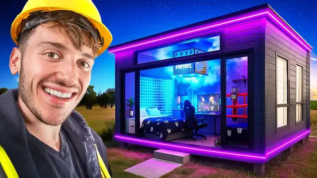 Video thumbnail for frenchiefries: turned a shed into a dream bedroom! $30,000 tiny home renovation