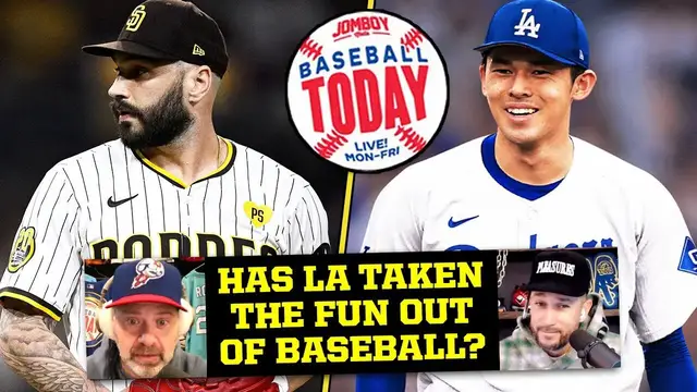 Video thumbnail for Have the Dodgers taken the fun out of baseball this year? | Baseball Today