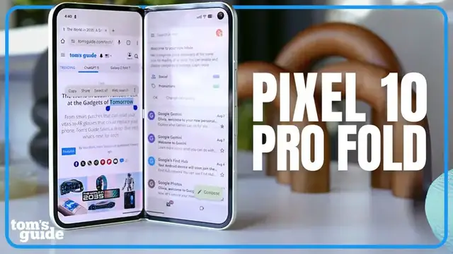'Video thumbnail for Google Pixel 10 Pro Fold vs Galaxy Z Fold 7 | Tom's Guide'