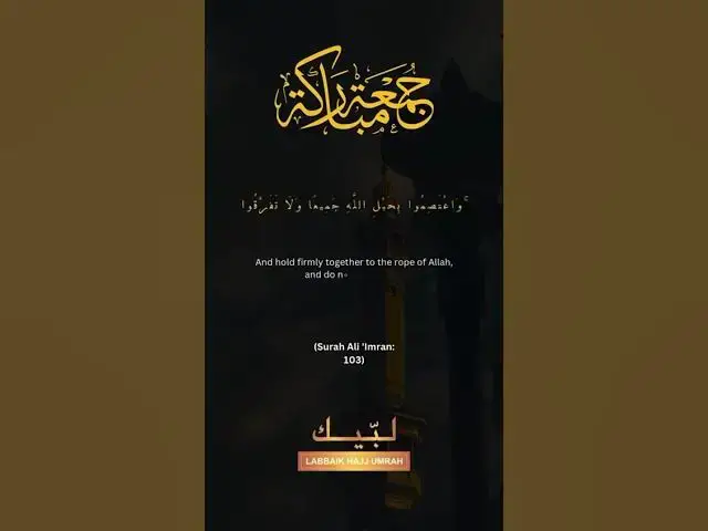 Video thumbnail for Jummah Mubarak 🌙 | A Peaceful Reminder to Reconnect with Allah 🤲 | Heart-Touching Islamic Message