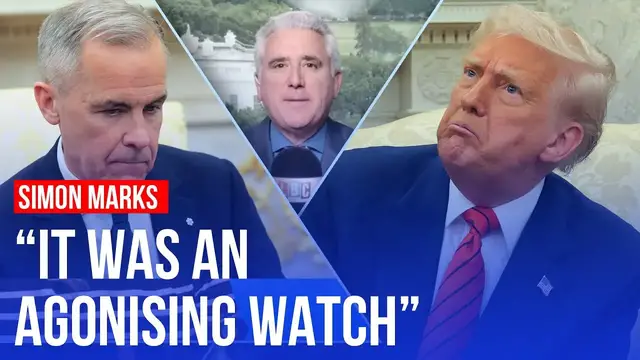 Video thumbnail for Mark Carney undergoes 'reality TV hazing' at Trump meeting | LBC