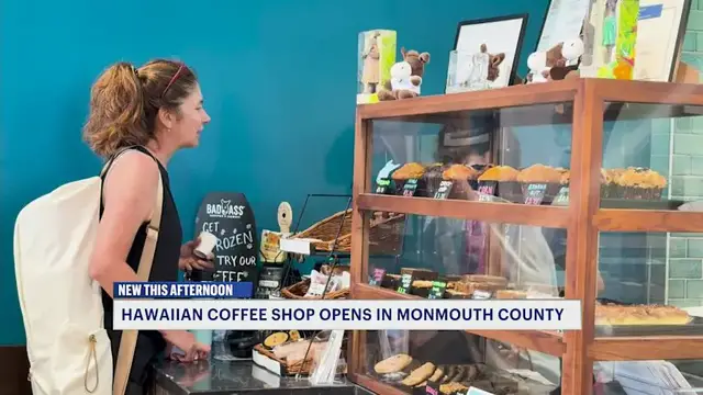 Video thumbnail for Bad Ass Coffee of Hawaii opens first Jersey shore location in Wall Township