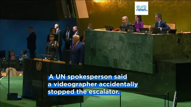 'Video thumbnail for Trump calls for investigation after claiming UN 'triple sabotage''