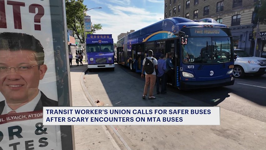 Video thumbnail for Bronx bus riders shaken after deadly shooting, violent incidents on MTA buses