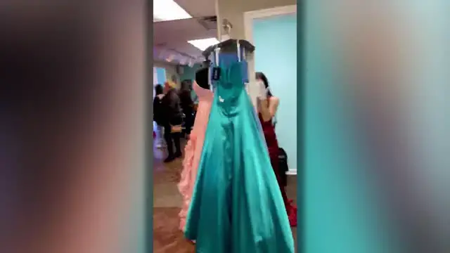 Video thumbnail for Marine Returns From Deployment To Surprise Girlfriend At Dress Fitting | Happily TV