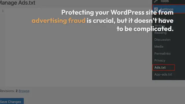 Video thumbnail for How to Create and Manage Ads.txt Files in WordPress