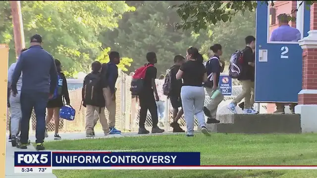 'Video thumbnail for Uniform controversy in Linden, NJ'