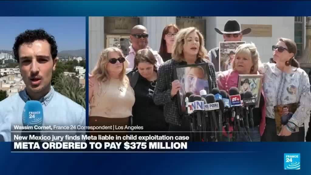 Video thumbnail for US jury finds Meta, YouTube liable in social media addiction trial