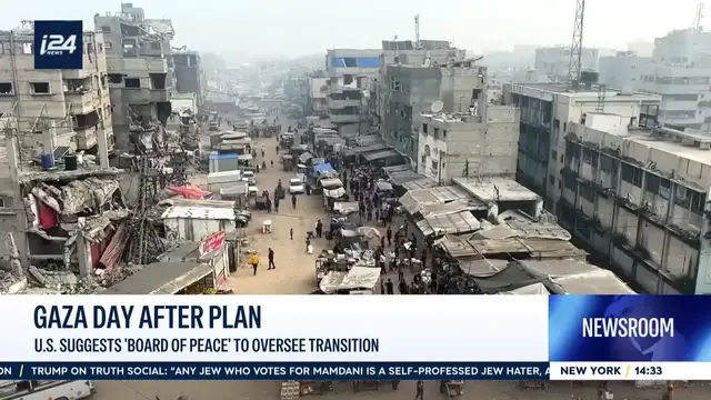 Video thumbnail for Gaza day after plan: U.S. suggests 'Board of Peace' to oversee transition